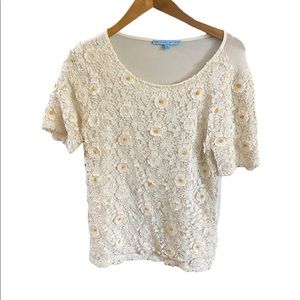 Antony Melanie beautiful shirt size s , off white